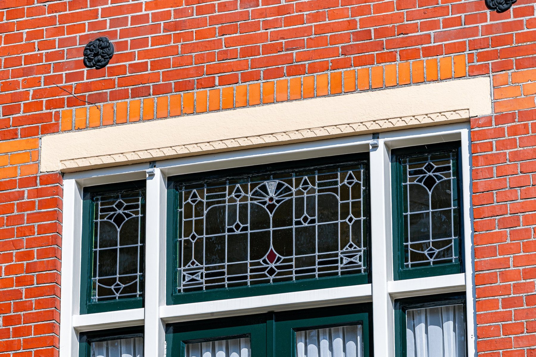 Glas in lood breed detail